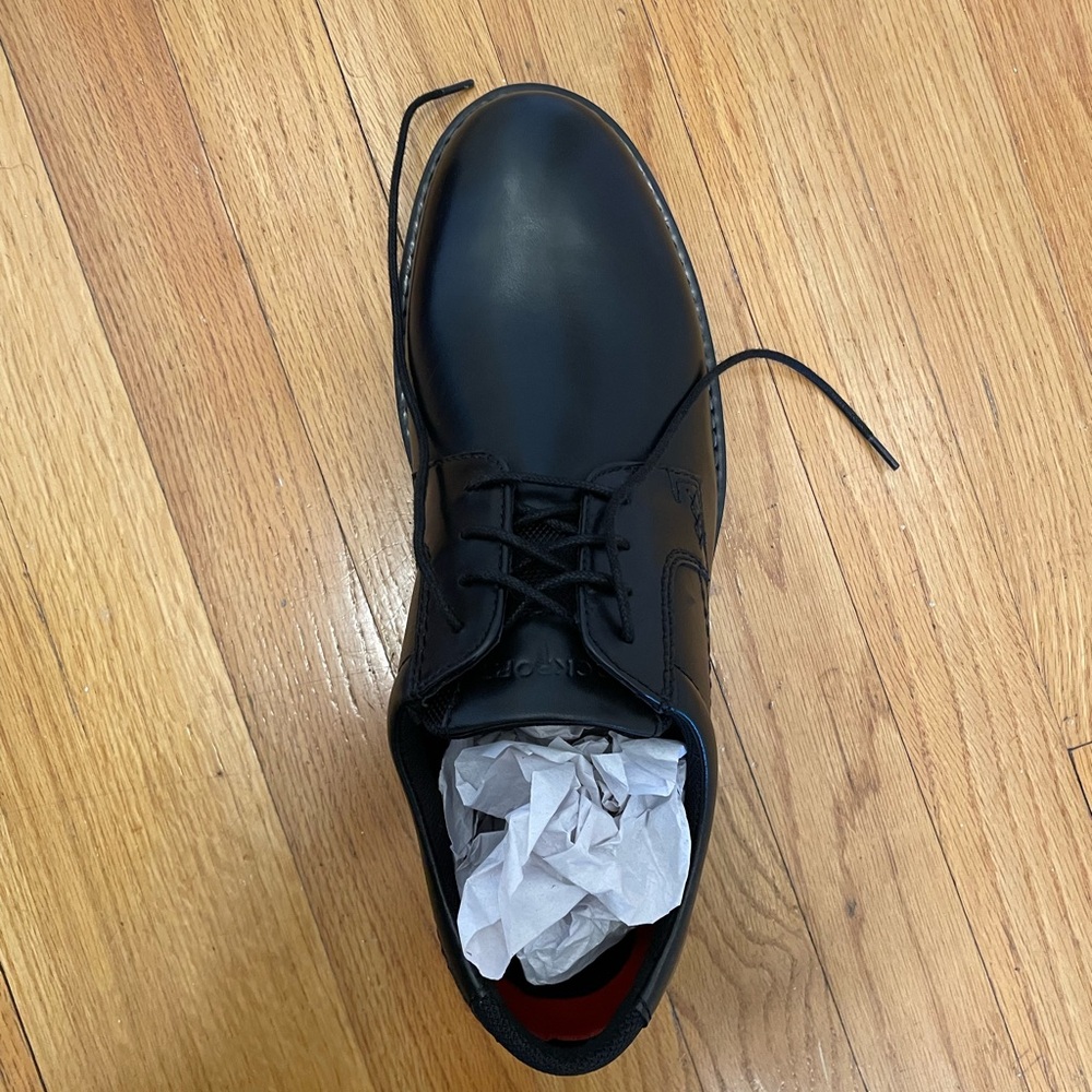 Brand new black Rockport Oxfords 12